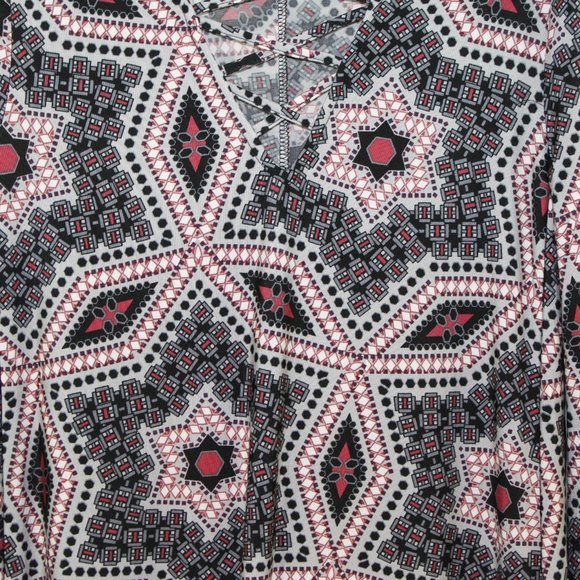 Cato Multicolor Long Sleeve Blouse - Picture 3 of 6